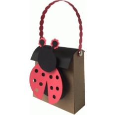 ladybug fold over purse