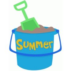 bucket of sand