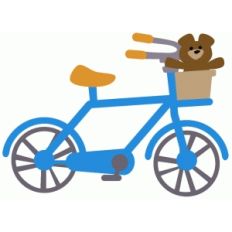 bicycle with basket