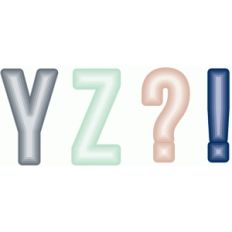 nested block alphabet - yz?!