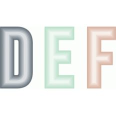 nested block alphabet - def