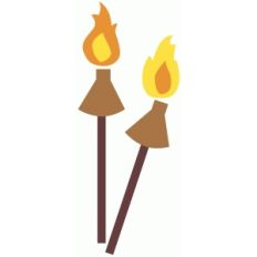 tiki torches