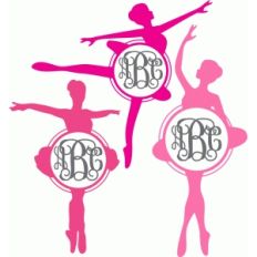 ballet monogram set