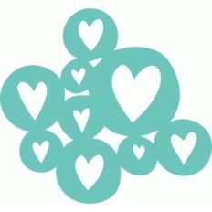 bubble hearts
