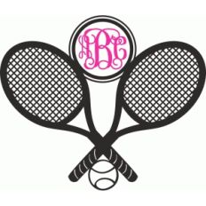 tennis monogram logo