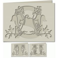 ivy leaf monogram card stu