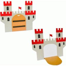 medieval castle folded card