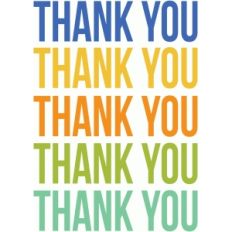 thank you boy 3x4 quote card
