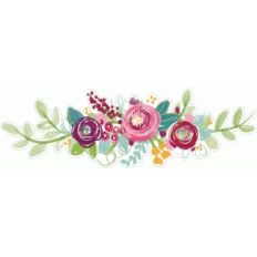 floral border painted