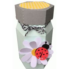 ladybug mason jar