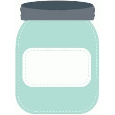 stitched mason jar