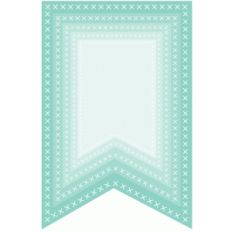 nested cross stitched banners