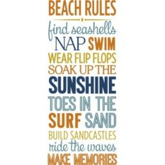 beach rules list