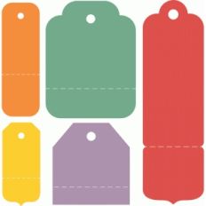 perforated gift tag set
