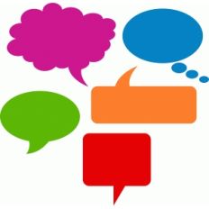 speech bubbles set