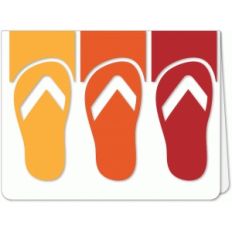 flip flop trio a6 card
