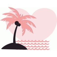 romantic sunset island