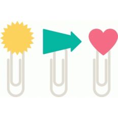 3 paperclips