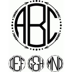 monogram arrow