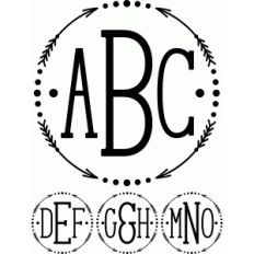 monogram full arrow