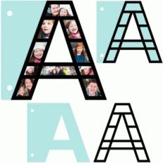 alphabet photo album—a