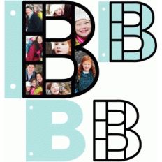 alphabet photo album—b