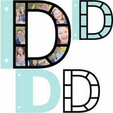 alphabet photo album—d