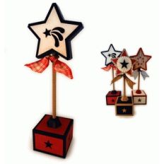 star 3d tall on a stick