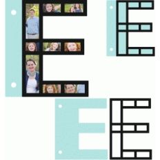 alphabet photo album—e