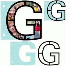 alphabet photo album—g