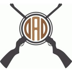 dad hunting monogram