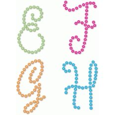 rhinestone monogram efgh
