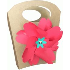 pinwheel handled bag