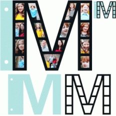 alphabet photo album—m