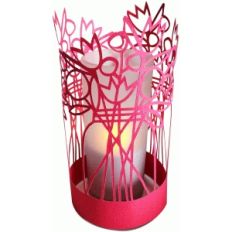 jar of flowers lantern