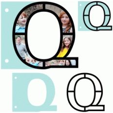 alphabet photo album—q