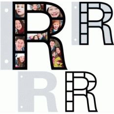 alphabet photo album—r