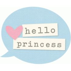 hello princess speech bubble