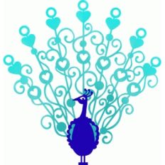 fancy peacock