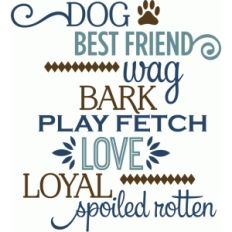 dog word list