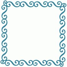 square wrought iron frame