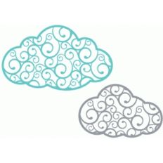 swirly clouds set