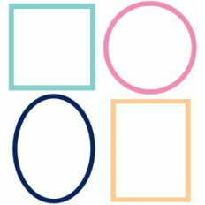 set of 4 basic frames