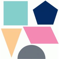 geometric shapes set