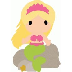 mermaid on rock