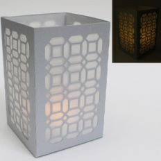 diamond table luminary place setting