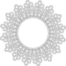 sketch doily