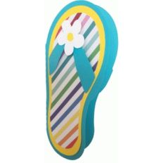 flip flop shadow card
