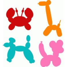animal balloons set