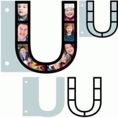 alphabet photo album—u
